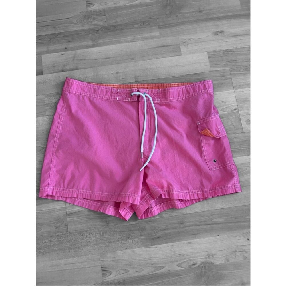 J Crew Pink Orange Cotton Shorts Size 10